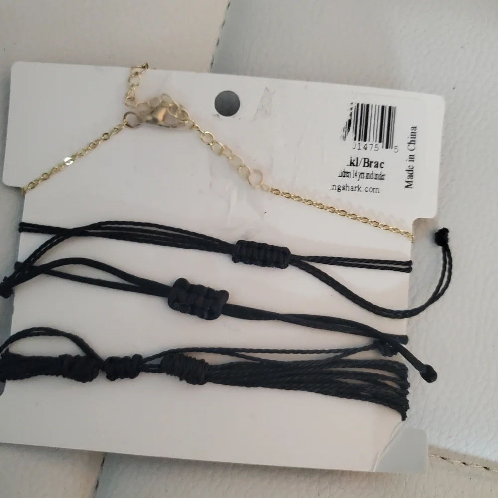 CHARMING Shark Surf Anklets and Bracelets